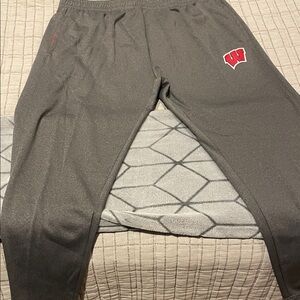 Wisconsin Badgers Gray Men's Joggers